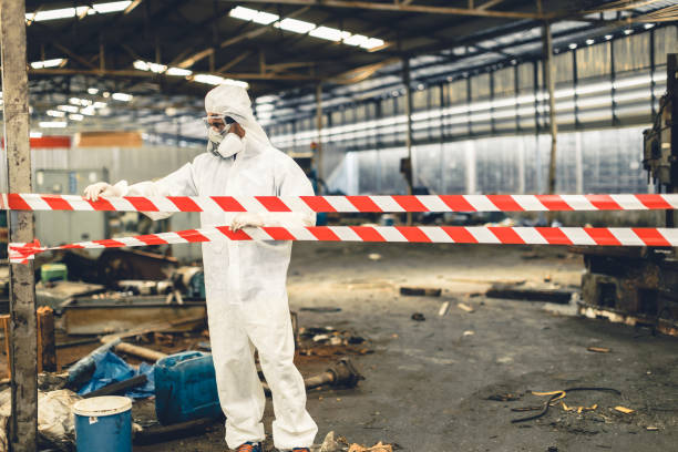 Professional Biohazard technician working in Bryn Mawr, PA